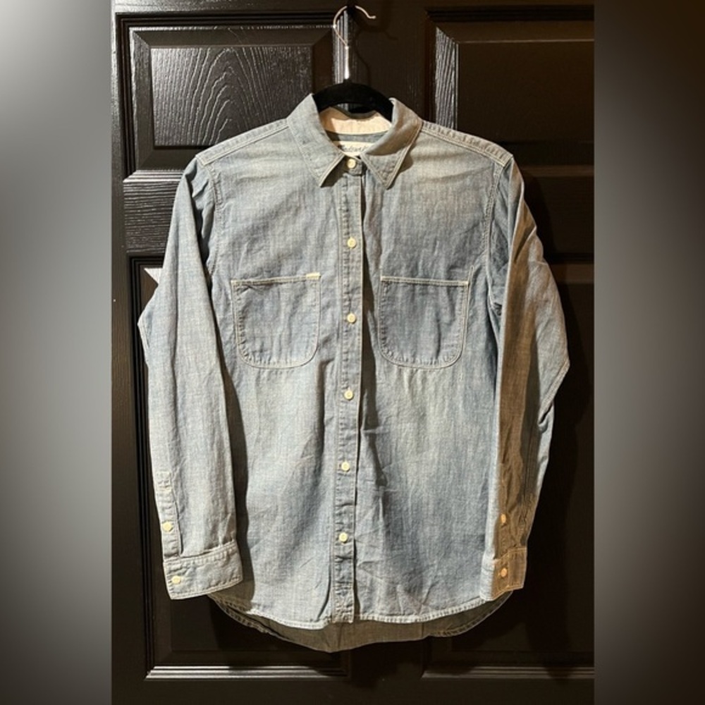 Madewell Denim Chambray Cotton Shirt
